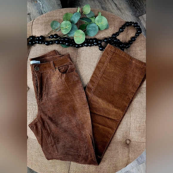 ANTONIO MELANI Rich Brown Corduroy Pants - Picture 2 of 4